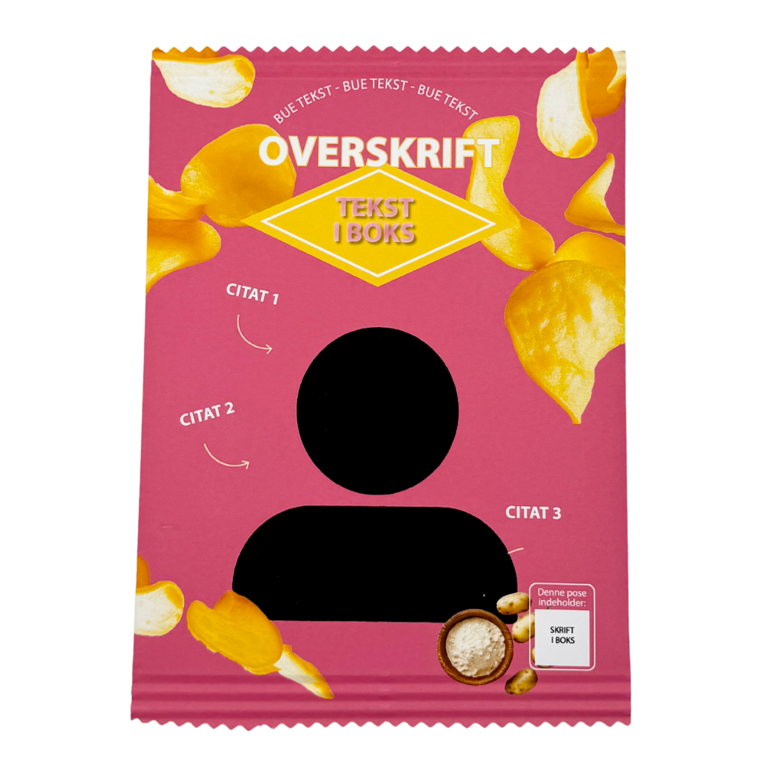Personlig Chips Pose Pink - 1 stk.