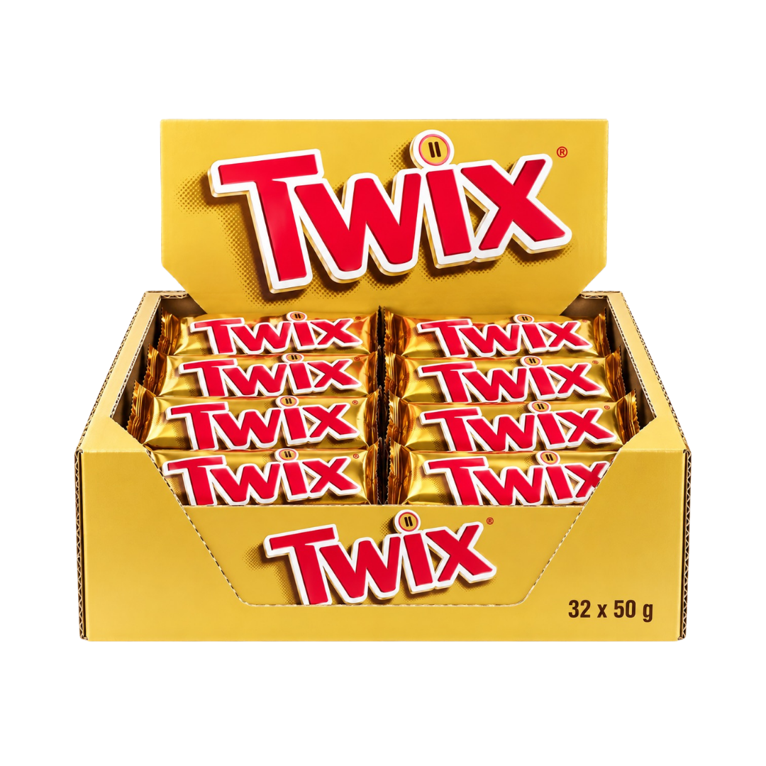 Twix – 32 pieces.