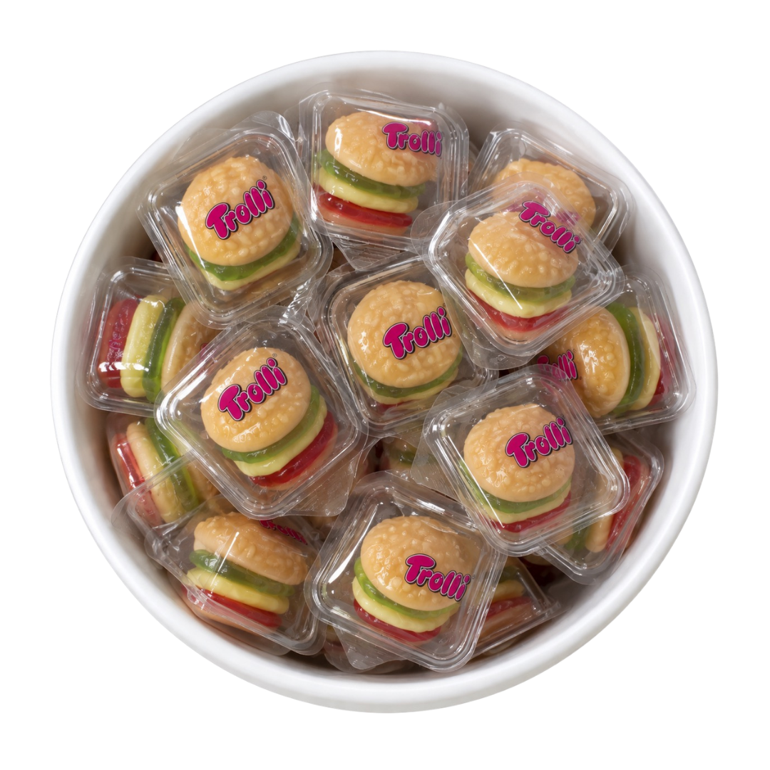 Trolli Mini Burgere - 60 stk.