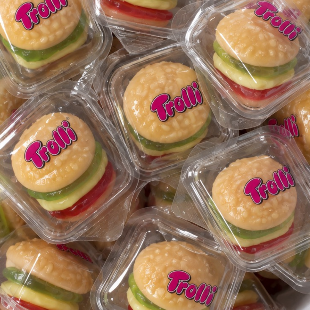 Trolli Mini Burgere - 60 stk.
