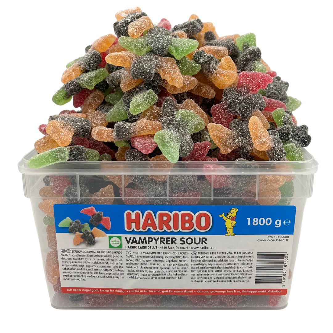 Haribo Vampyrer Sour - 1,8 kg.